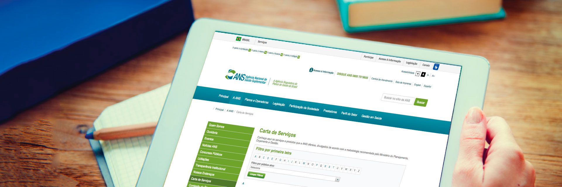 Carta de Serviços da ANS é reformulada e se torna interativa